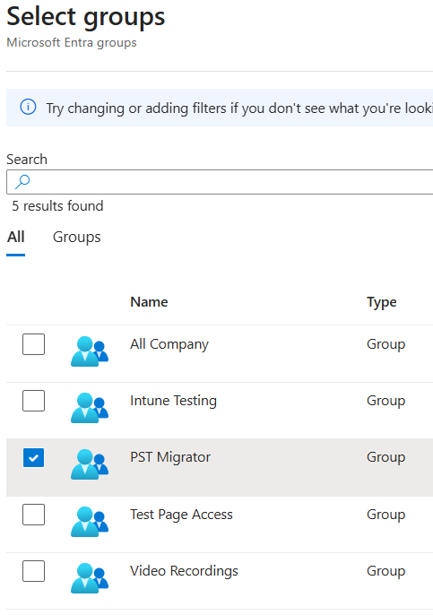 Intune App Assignment